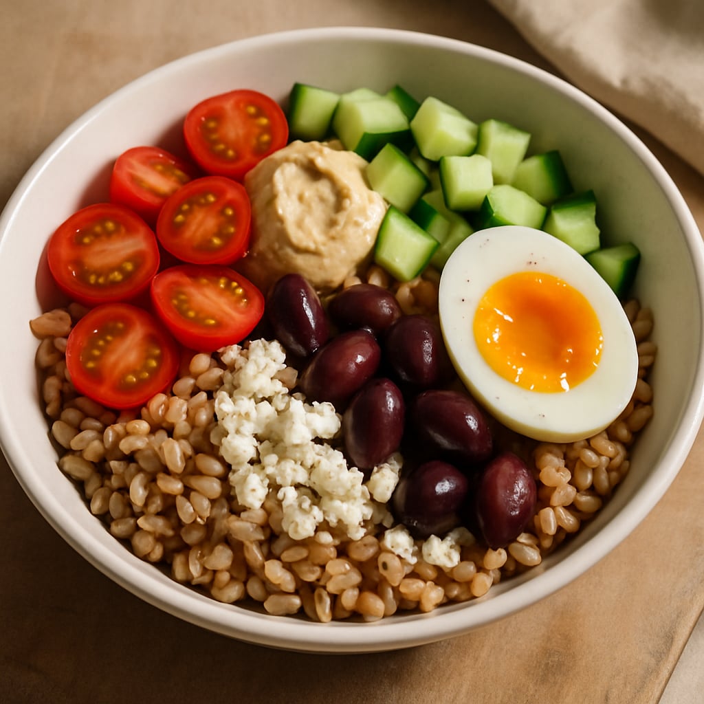 Hearty Mediterranean Grain Bowl