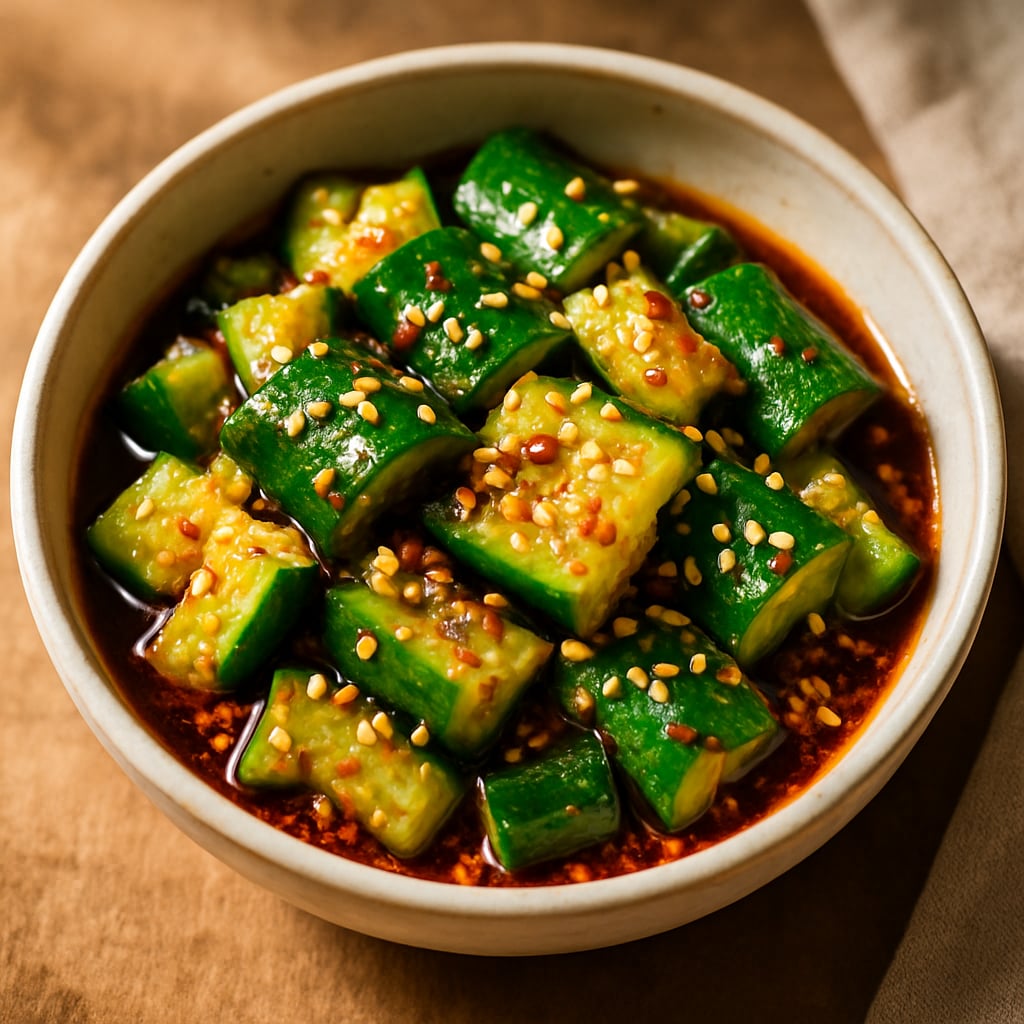 Smashed Cucumber Salad